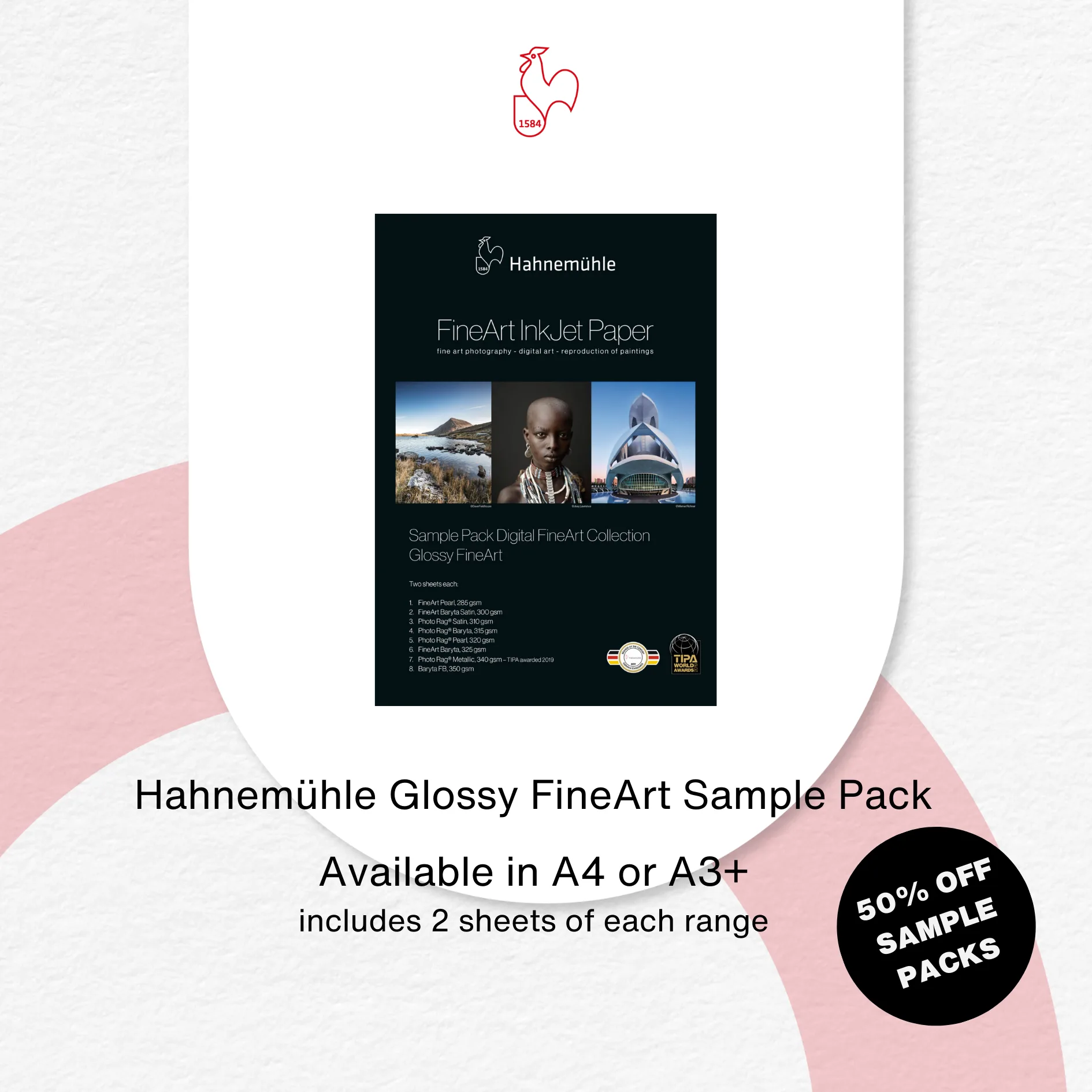 Hahnemuhle FineArt Trial Pack - Glossy A3+