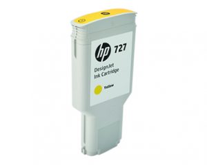 HP No. 727 (F9J78A) Yellow Ink Cartridge - 300ml