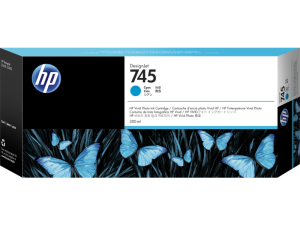 HP 745 300ml Cyan DesignJet Ink Cartridge