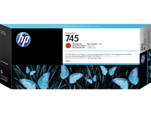 HP 745 300ml Chromatic Red DesignJet Ink Cartridge