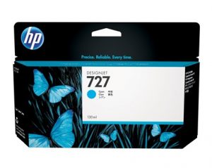 HP No. 727 (B3P19A) Cyan Ink Cartridge - 130ml
