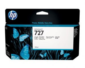 HP No. 727 (B3P23A) Photo Black Ink Cartridge - 130ml