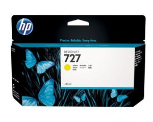 HP No. 727 (B3P21A) Yellow Ink Cartridge - 130ml