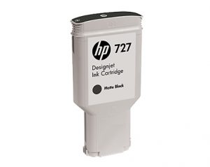 HP No. 727 Matte Black Ink Cartridge - 300ml