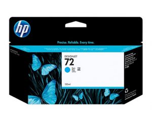 HP No. 72 Cyan Ink Cartridge - 130ml