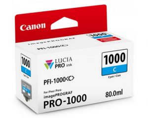 Canon PFI-1000-C Cyan Ink Cartridge for iPF PRO 1000