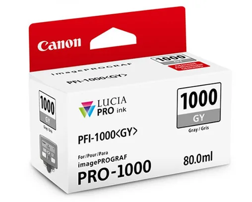 Canon PFI-1000-GY Grey Ink Cartridge for iPF PRO 1000