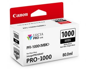 Canon PFI-1000-MBK Matte Black Ink Cartridge for iPF PRO 1000