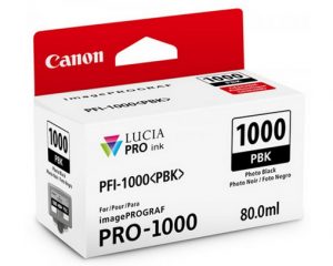 Canon PFI-1000-PBK Photo Black Ink Cartridge for iPF PRO 1000