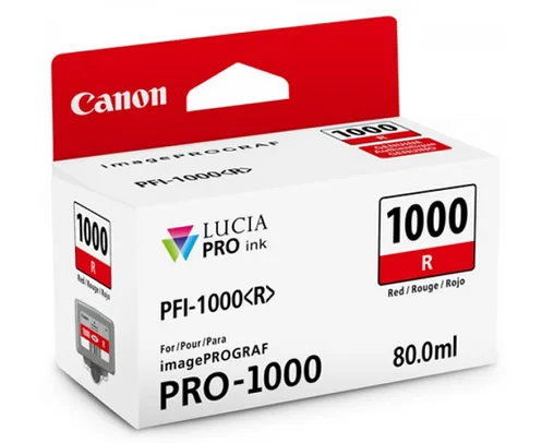 Canon PFI-1000-R Red Ink Cartridge for iPF PRO 1000