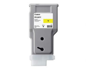 Canon PFI-207Y Yellow Ink Tank - 300ml - 8792B001AA