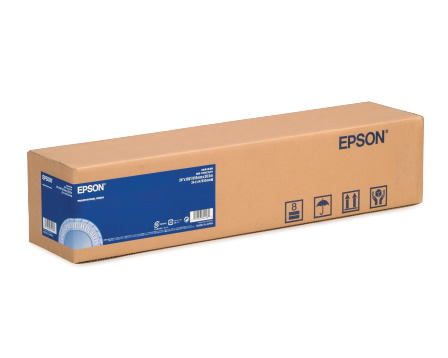 Epson 24 inch x 18M (3 inch Core) Watercolour Paper 190gsm - Radiant White Roll