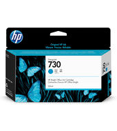 HP 730 130-ml Cyan DesignJet Ink Cartridge (T1700)