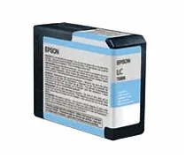 Epson T5805 UltraChrome Light-Cyan Ink Cartridge (80ml) - Stylus Pro 3800 & 3880