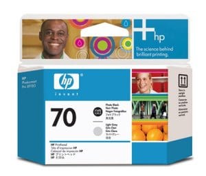 HP No. 70 Ink Printhead - Photo Black & Light Grey (Z2100/Z3100/Z3200)