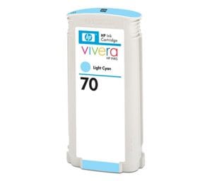 HP No. 70 Ink Cartridge Light Cyan - 130ml (Z2100/Z3100/Z3200)