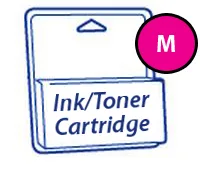 Ink Tank Magenta for W7250 / W6400 Dye