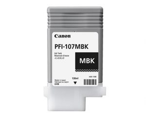 Canon PFI-107MBK Matte Black Ink Tank - 130ml - 6704B001AA