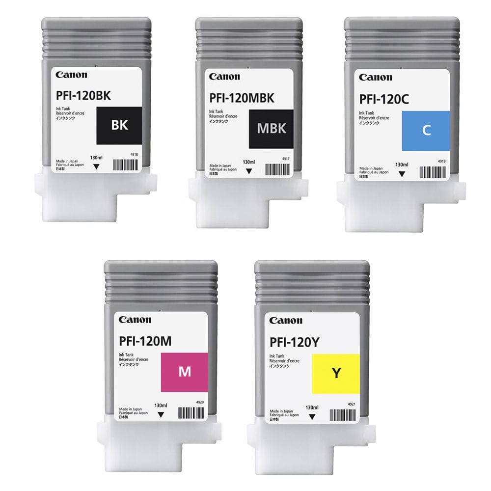 Full Set Of Ink Cartridges 130ml Canon TM Series