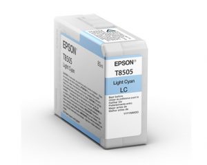 Epson Light Cyan Ink Cartridge T8505 for SureColor SC-P800