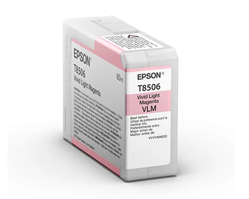 Epson Vivid Light Magenta Ink Cartridge T8506 for SureColor SC-P800