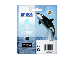 Epson T7605 Light Cyan Ink Cartridge for SureColor P600