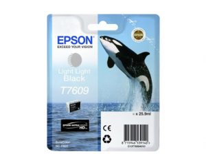 Epson T7609 Light Light Black Ink Cartridge for SureColor P600