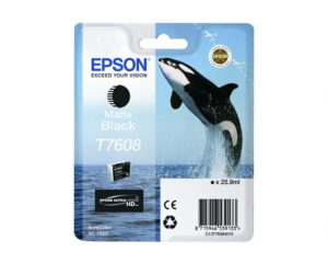 Epson T7608 Matte Black Ink Cartridge for SureColor P600
