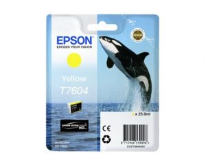 Epson T7604 Yellow Ink Cartridge for SureColor P600