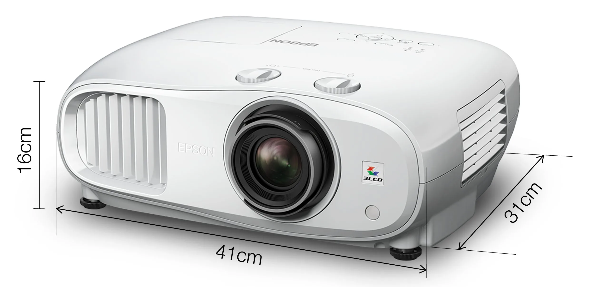 Epson EH-TW7000 Dimensions