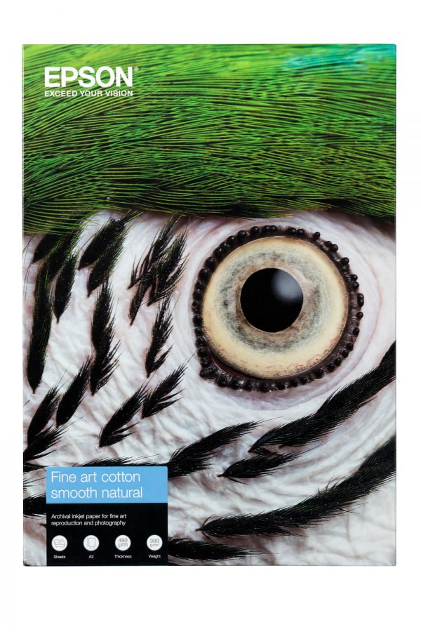 Epson Fine Art Cotton Smooth Natural A2 25 Sheets