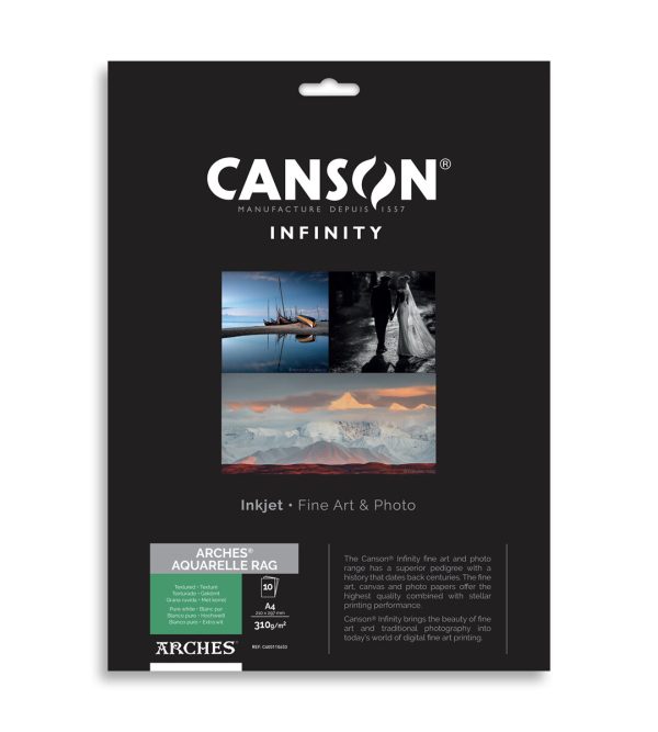 Canson Infinity Arches Aquarelle Pure White 10 Sheets