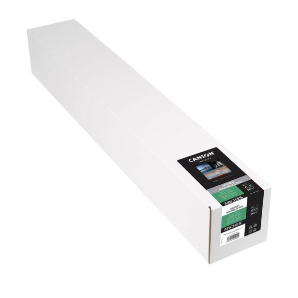 Canson Infinity Arches Aquarelle Pure White - 24" x 50ft - 310gsm