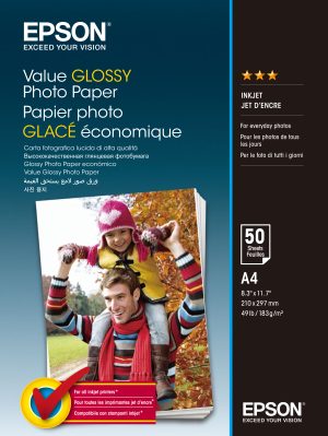 Epson Value Glossy Photo Paper - A4 - 20 sheets