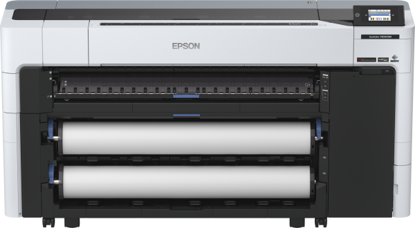This multi-function printer (MFP) offers an unobtrusive, compact design with a flat top and back, and shallow depth. It also features automatic media loading and a simplified scanning workflow (easy-to-feed document and select scan to locations). Its broad potential usage includes: mapping and Geographic Information Systems (GIS) printing, posters, photos and point-of-sale (POS).