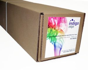 Indigo Production Satin Poster Paper - 914mm x 100m - 130gsm - 3in